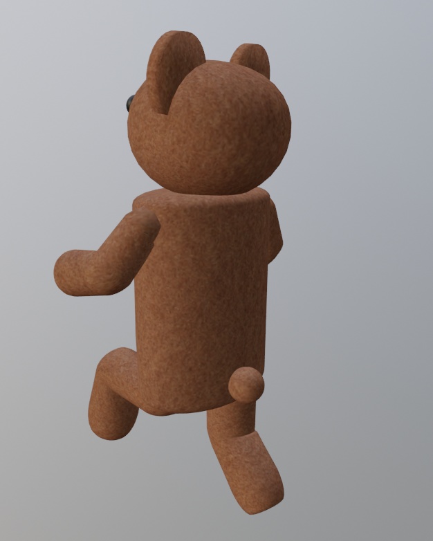 クマのぬいぐるみ、もしくはアバター