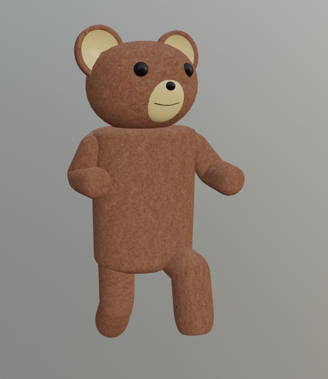 クマのぬいぐるみ、もしくはアバター