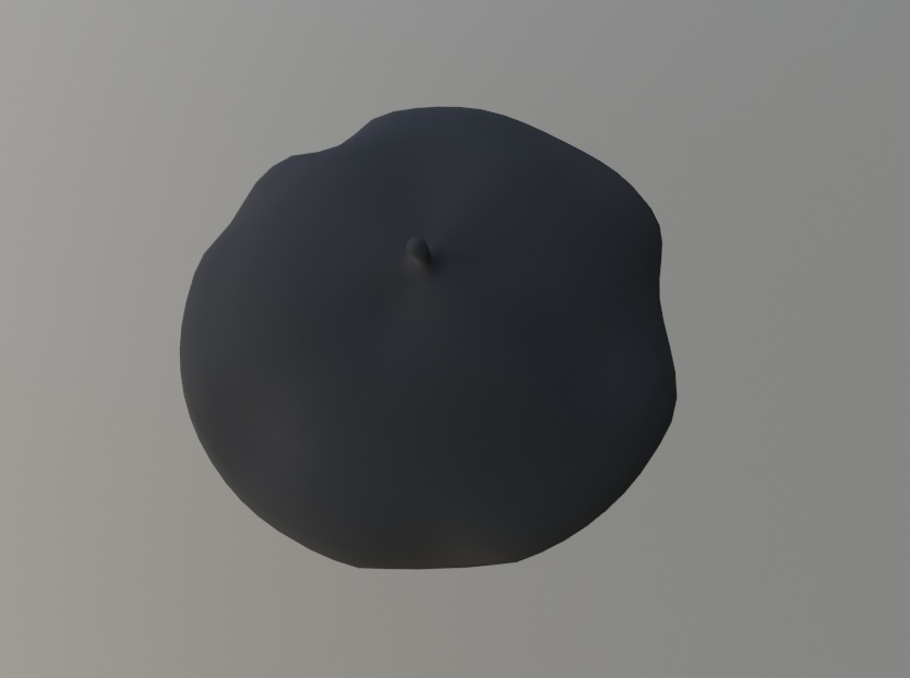 オーソドックスなベレー帽