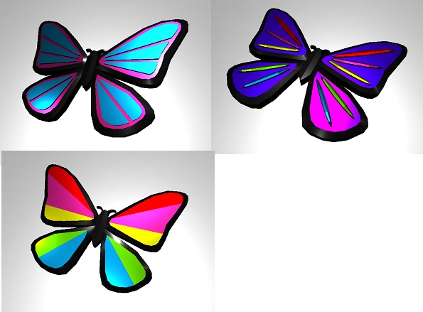 蝶のアクセサリー　3種セット