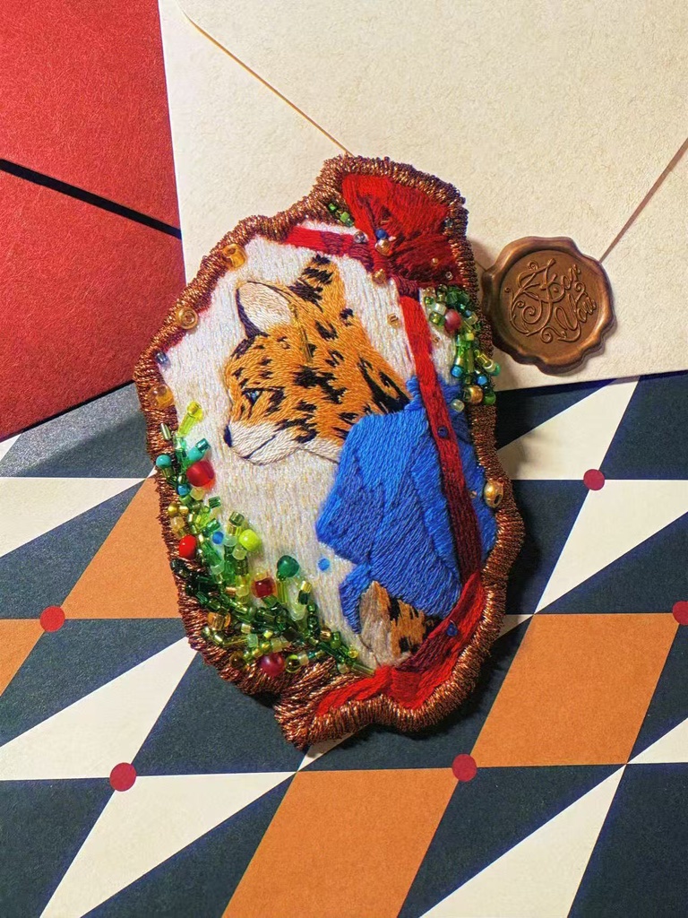 動物/人物 手作り刺繍 カスタマイズ