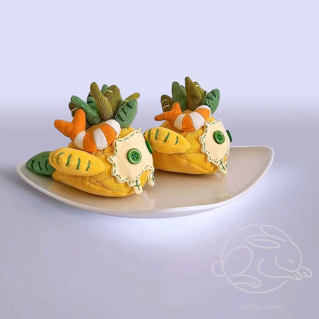 ゼルダの伝説 手作り砂漠のアザラシ Pineapple shrimp
