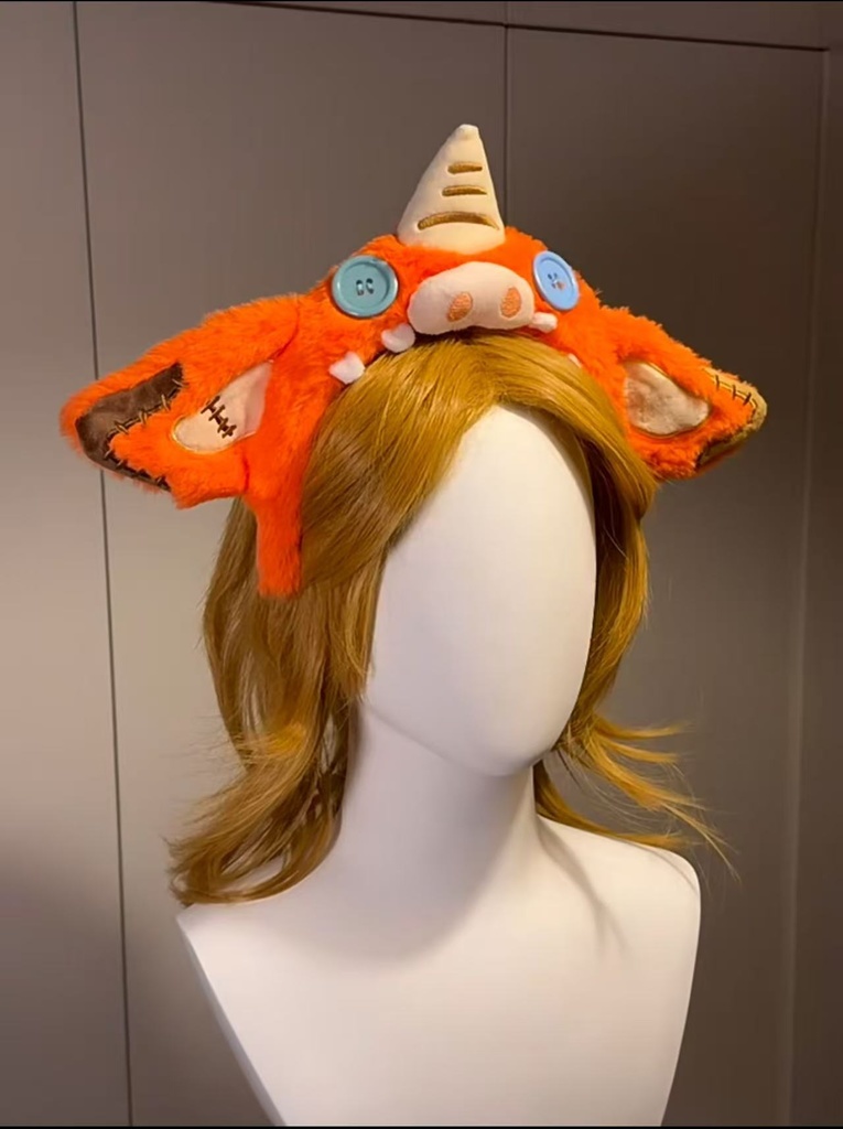 ゼルダの伝説 ボコブリン 豚ちゃん ヘアバンド オレンジ