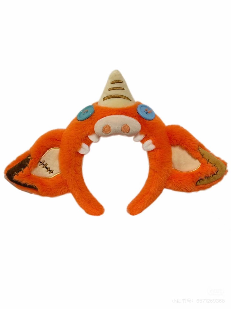 ゼルダの伝説 ボコブリン 豚ちゃん ヘアバンド オレンジ