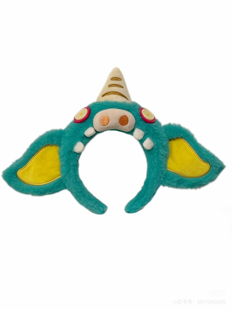 ゼルダの伝説 ボコブリン 豚ちゃん ヘアバンド 青色