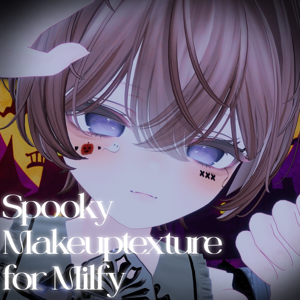 【Free】🎃👻Spooky Makeup Texture for Milfy👻🎃【無料】