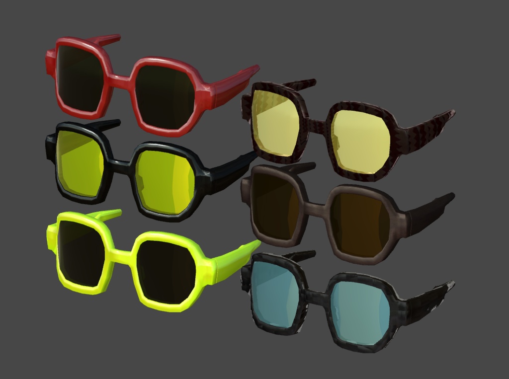 ちょびっと大判サングラス【Oh-van】