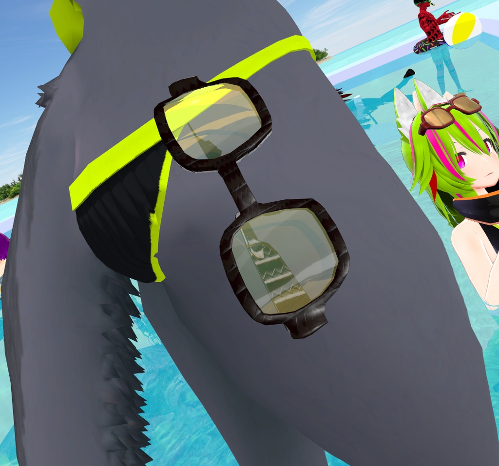 ちょびっと大判サングラス【Oh-van】