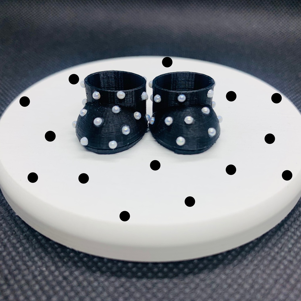 パールorスタッズぬいくつ