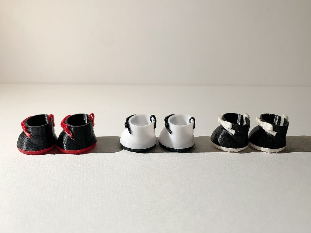 バイカラーリボンぬいくつ