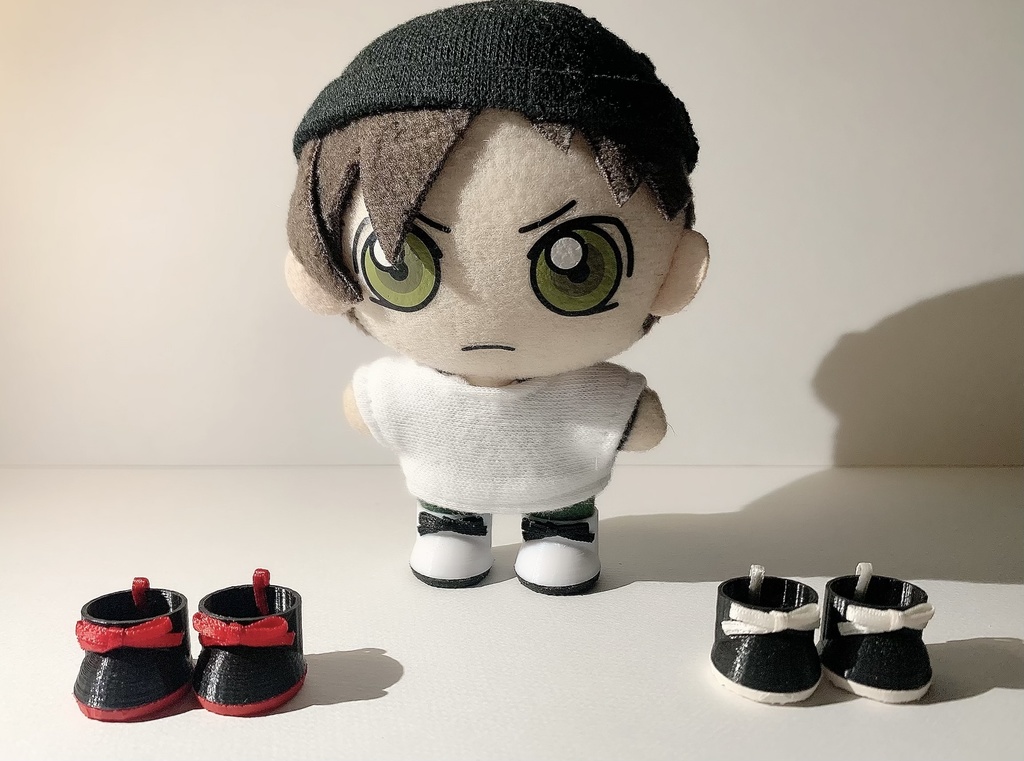 バイカラーリボンぬいくつ