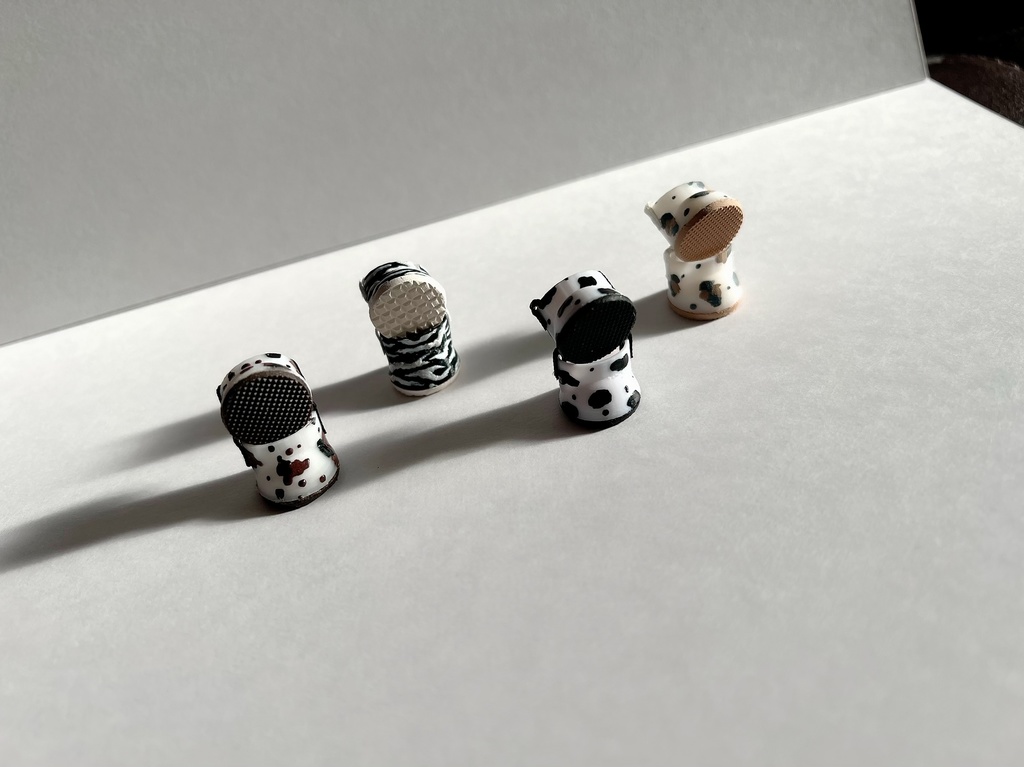 アニマル柄ぬいくつ