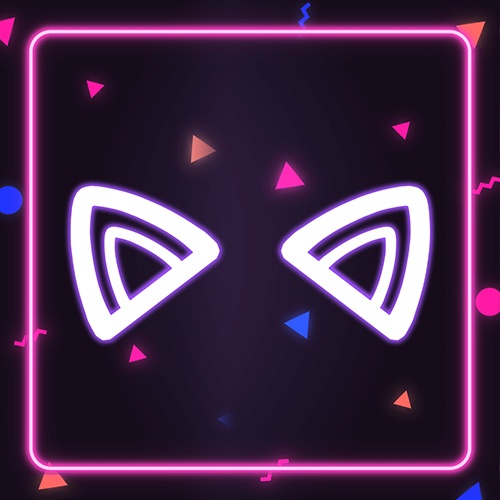 【VTS】ネオンキャットセット【Live2D】