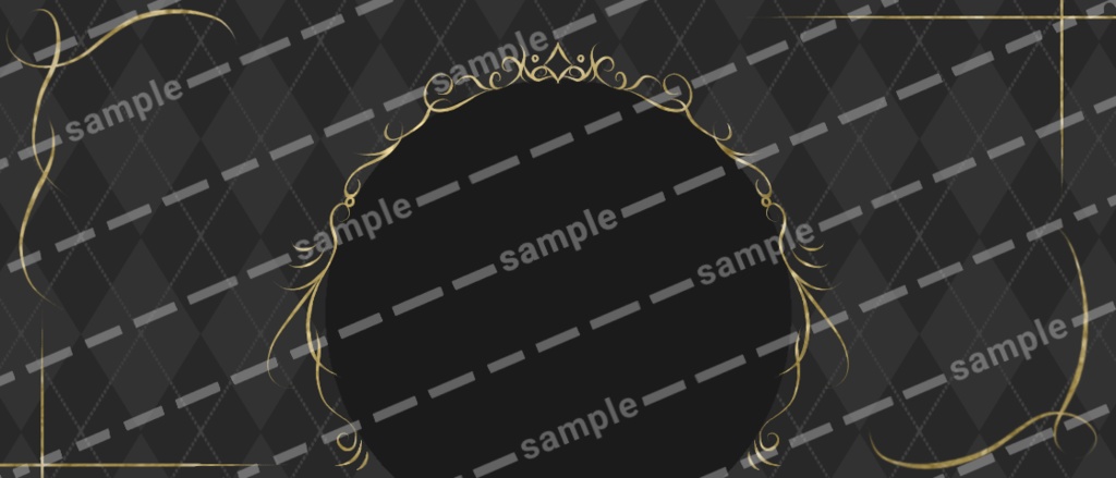 箔押し風オシャレヘッダー【全15色】