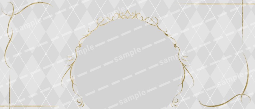 箔押し風オシャレヘッダー【全15色】