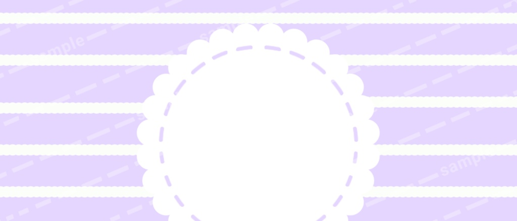 ふわふわボーダーヘッダー【全12色】