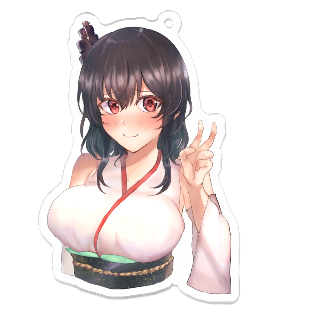 山城アクリルキーホルダー