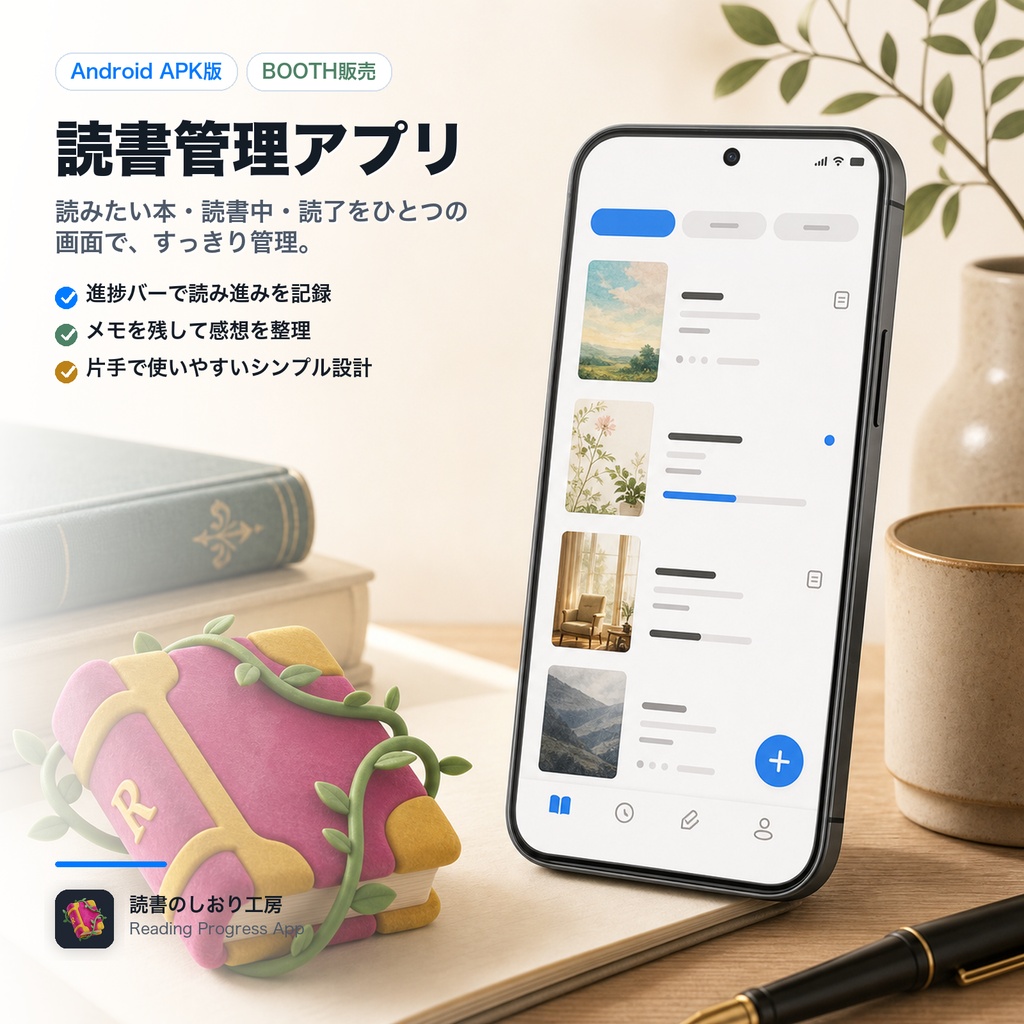読書管理アプリ