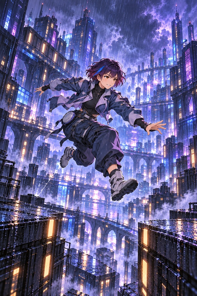 Serika Veyn セリカ・ヴェイン|オリジナルキャラクターイラスト 4K|商用利用OK