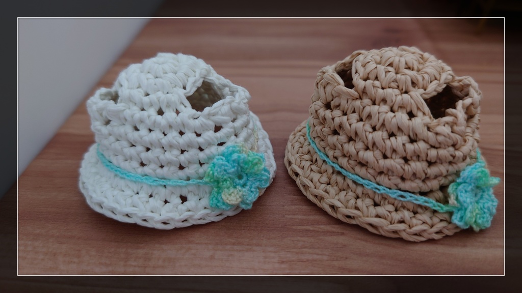 お耳用穴空き麦わら帽子（COCORIANG/poi）