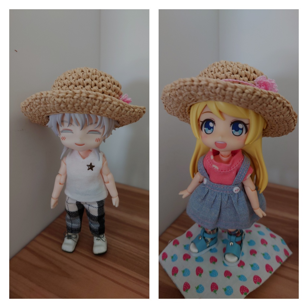 ねんどろいど麦わら帽子（ゆるめ/ぴったり）