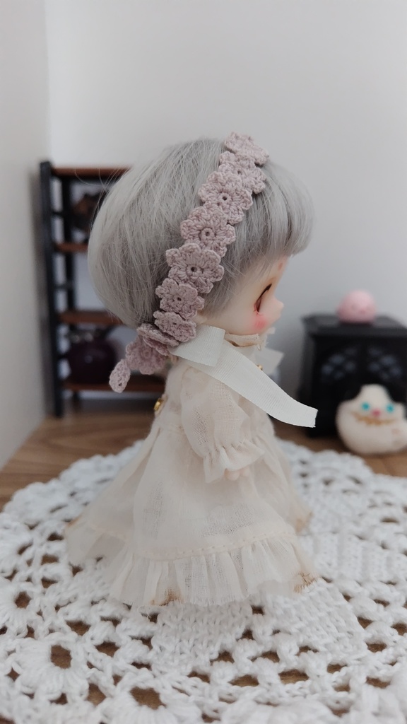 お花のレース(染め)