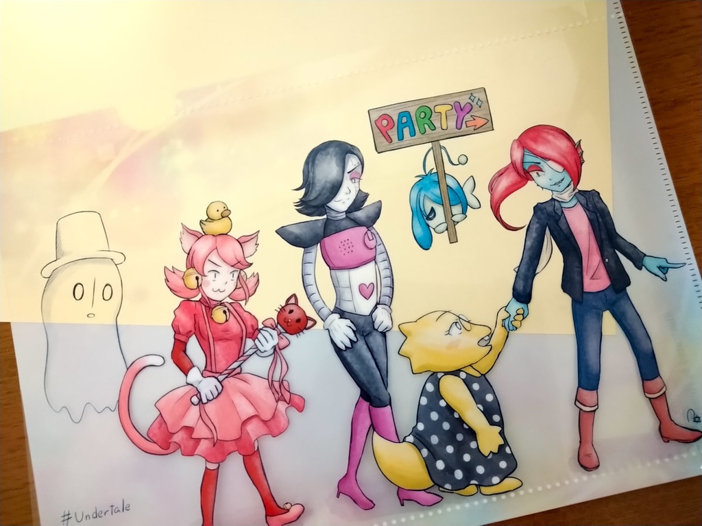 7周年 A4クリアファイル+ミニ色紙