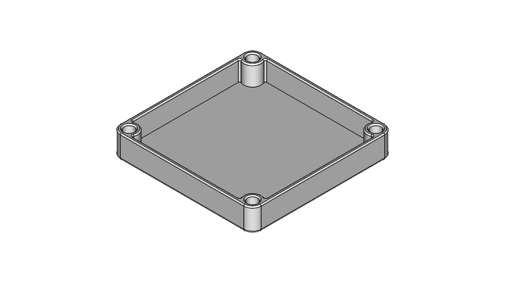 【ツールスタンド】60mm×60mm-1セル(上下パーツ)【STL、STEP】