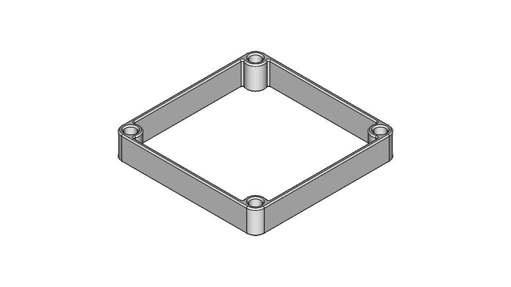 【ツールスタンド】60mm×60mm-1セル(上下パーツ)【STL、STEP】