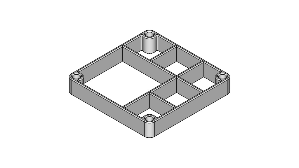 【ツールスタンド】40mm×40mm-1セル/20mm×20mm-5セル(上下パーツ)【STL、STEP】