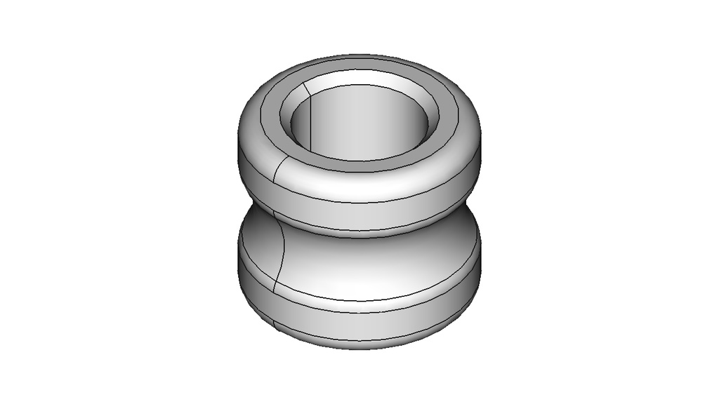 BB弾使用ボールベアリング(内径6mm 外径26mm 厚さ10mm)【STL、STEP】