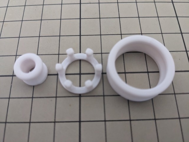 BB弾使用ボールベアリング(内径6mm 外径26mm 厚さ10mm)【STL、STEP】
