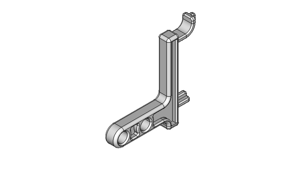 【有孔ボード】バーホルダー（軸穴径：4mm、穴数：2）【STL、STEP】