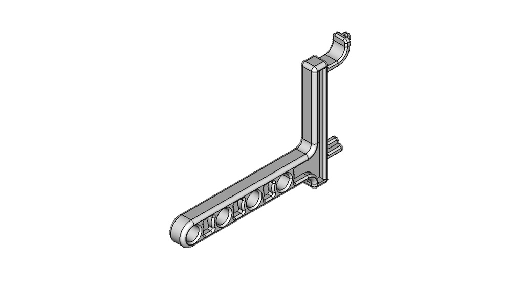 【有孔ボード】バーホルダー（軸穴径：4mm、穴数：4）【STL、STEP】