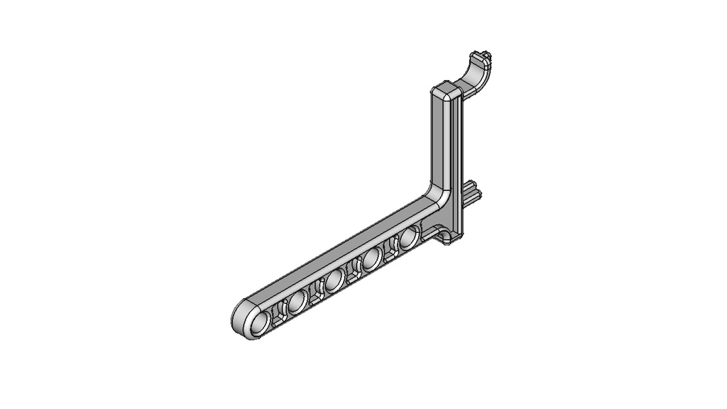 【有孔ボード】バーホルダー（軸穴径：4mm、穴数：5）【STL、STEP】