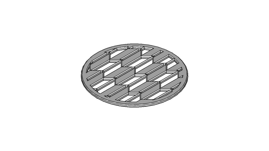 【和柄コースター】矢絣（Φ90×3mm）【STL、STEP】