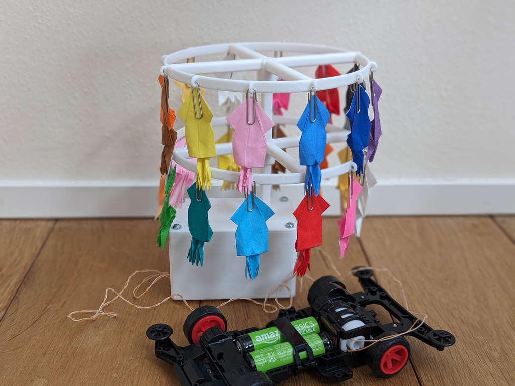 イカ干し機【STL、STEP】