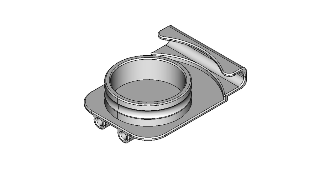 横置きフィラメントホルダー フィラメントガイドアタッチメント【STL、STEP】