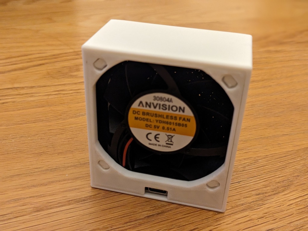 はんだ吸煙器(USB-C給電)【STL、STEP】