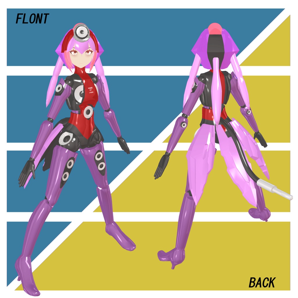 【オリジナル3Dモデル】ノイズローナ NoiseRona