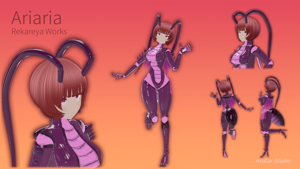 【オリジナル3Dモデル】アリアリア