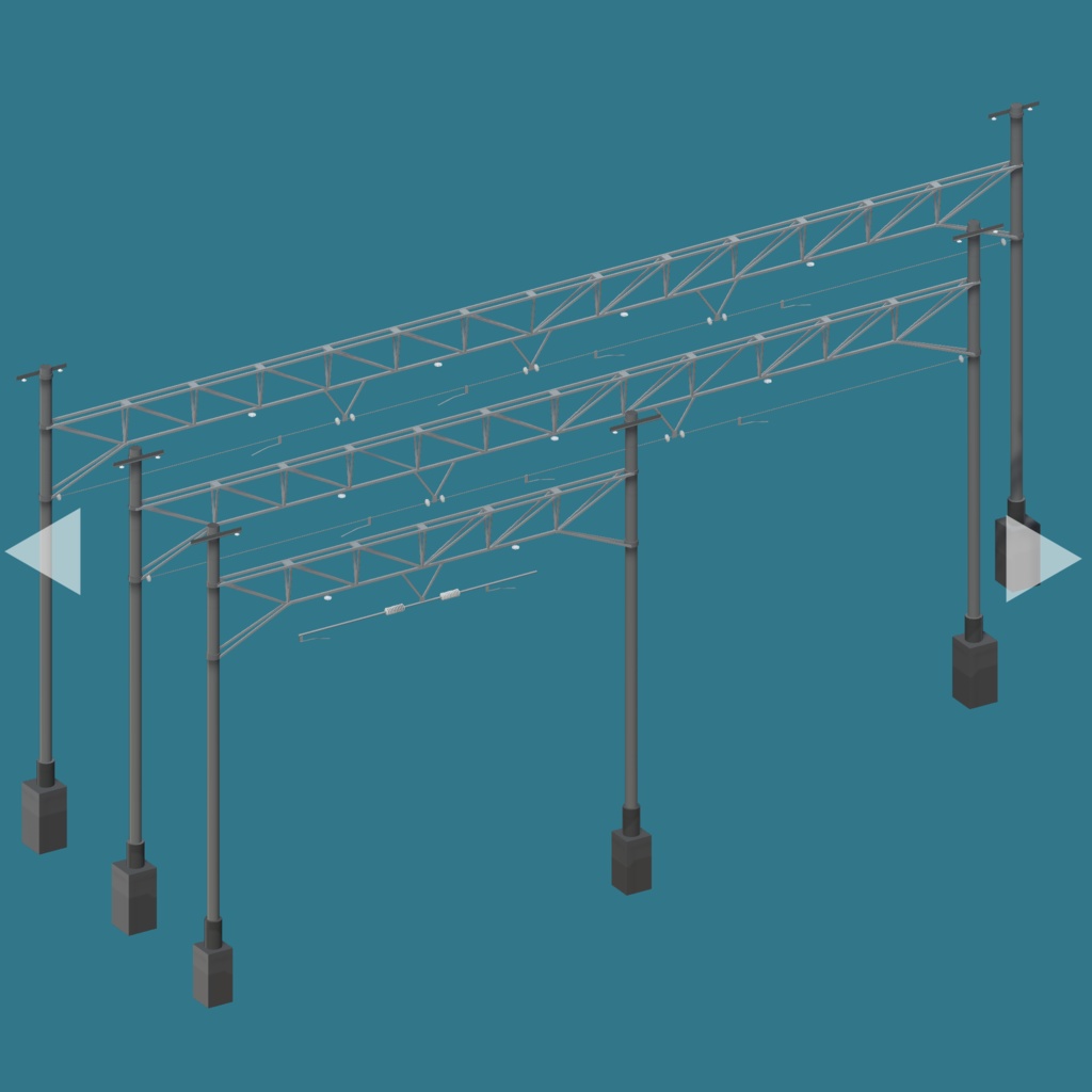 RO10近代型架線柱