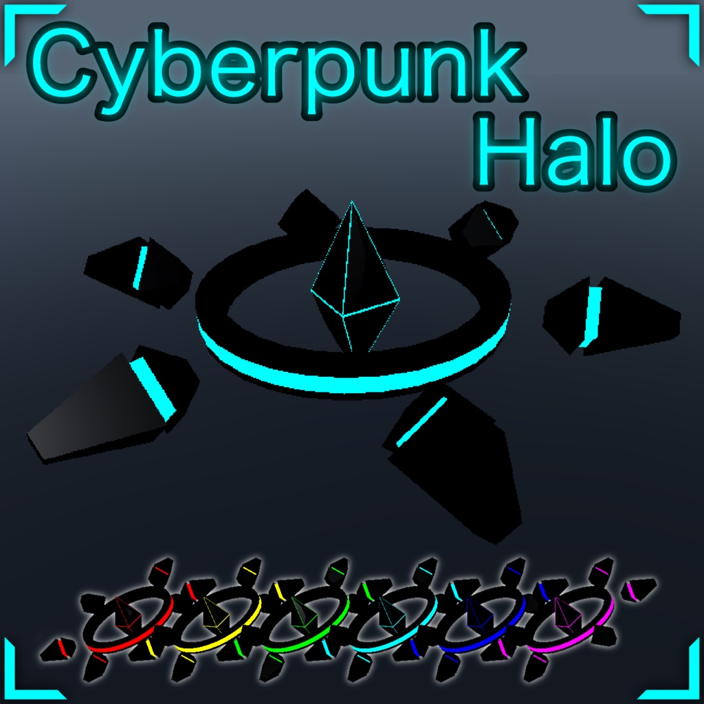 CyberpunkHalo【MA対応】【VRChat想定】