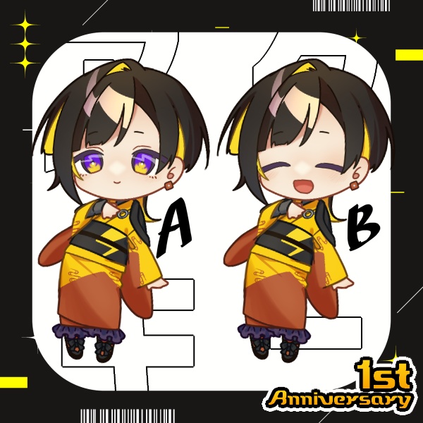 【LiAR：一周年記念】ミニキャラアクリルキーホルダー