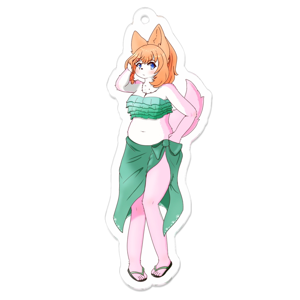 水着ロアちゃんアクキー
