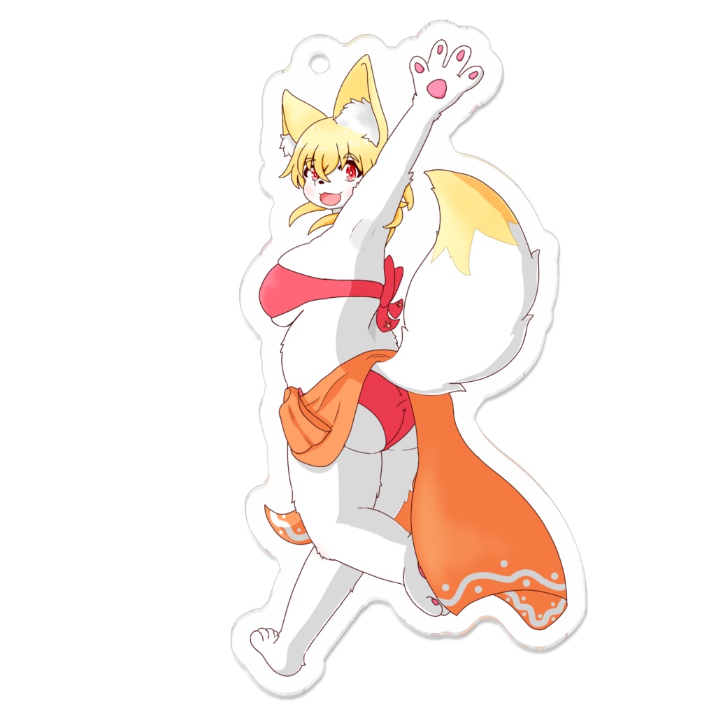 水着レアちゃんアクキー
