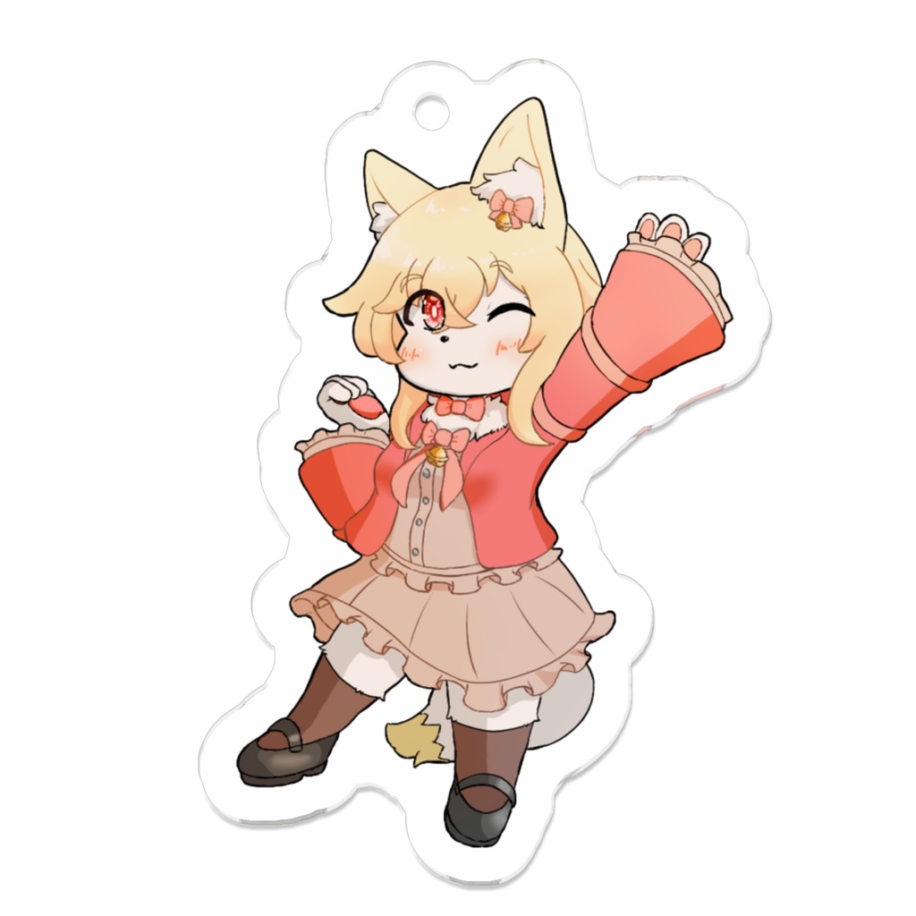 レアちゃんふりふりアクキー