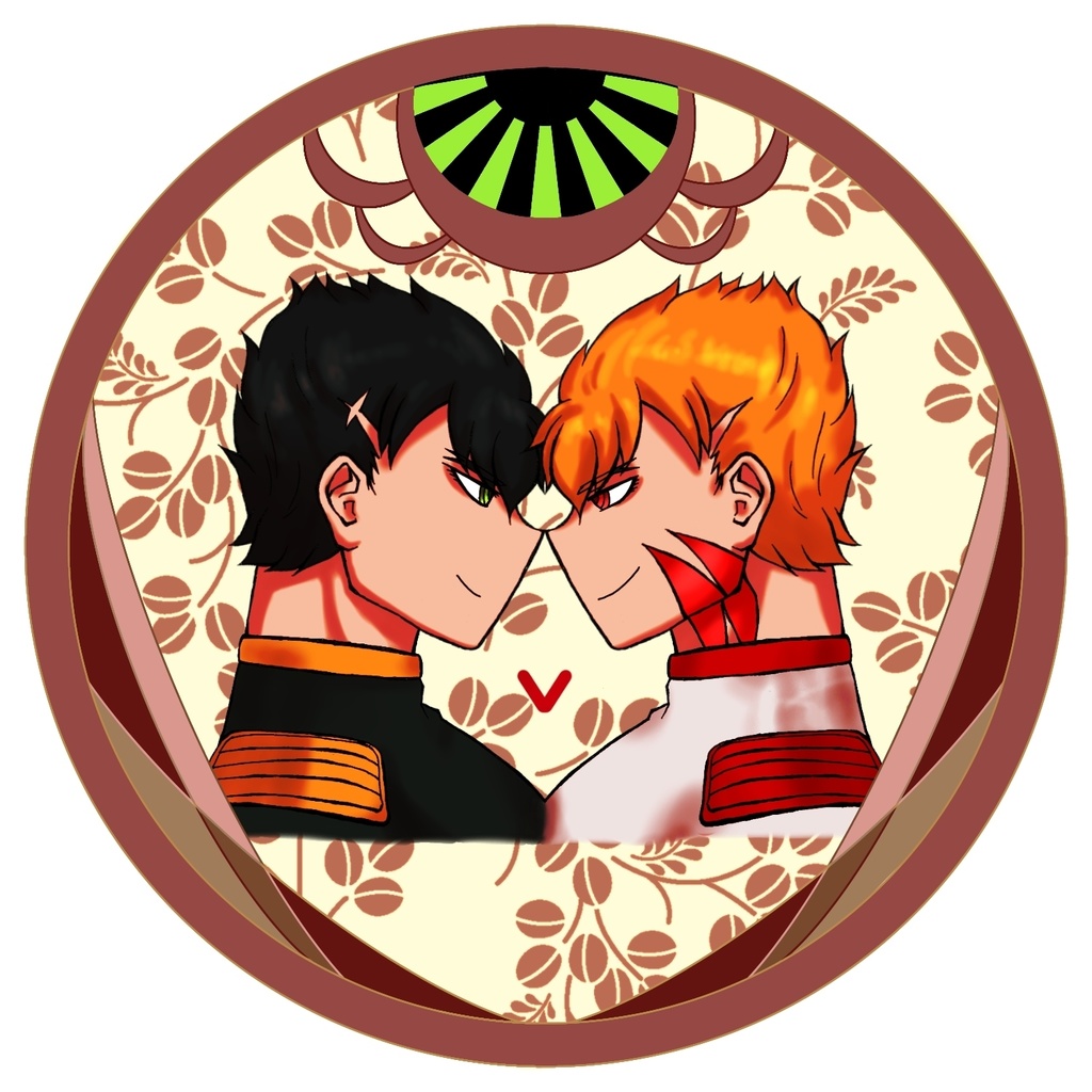 臣臣アクキー(向かい合わせ)