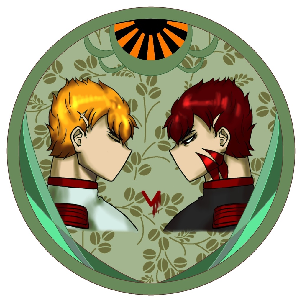 臣臣アクキー(向かい合わせ)