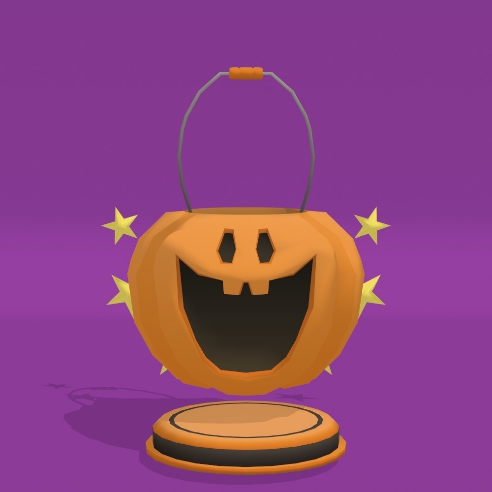 ハロウィン用素材(3DCG)